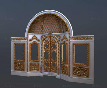 Iconostasis (IKN_0074) 3D model for CNC machine