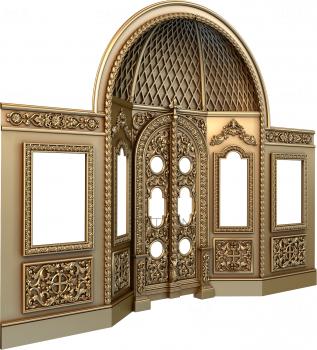 Iconostasis (IKN_0074) 3D model for CNC machine