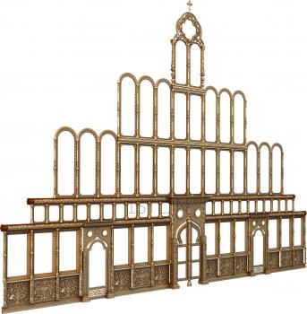 Iconostasis (IKN_0078) 3D model for CNC machine