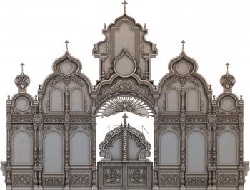 Iconostasis (IKN_0079) 3D model for CNC machine