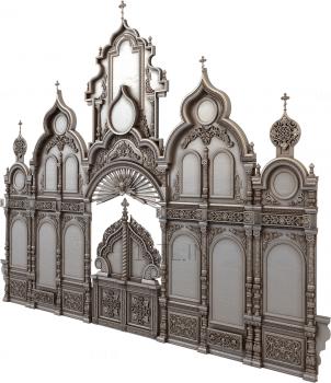 Iconostasis (IKN_0079) 3D model for CNC machine