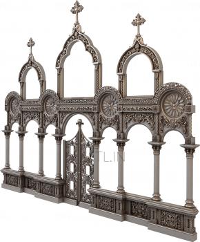 Iconostasis (IKN_0080) 3D model for CNC machine