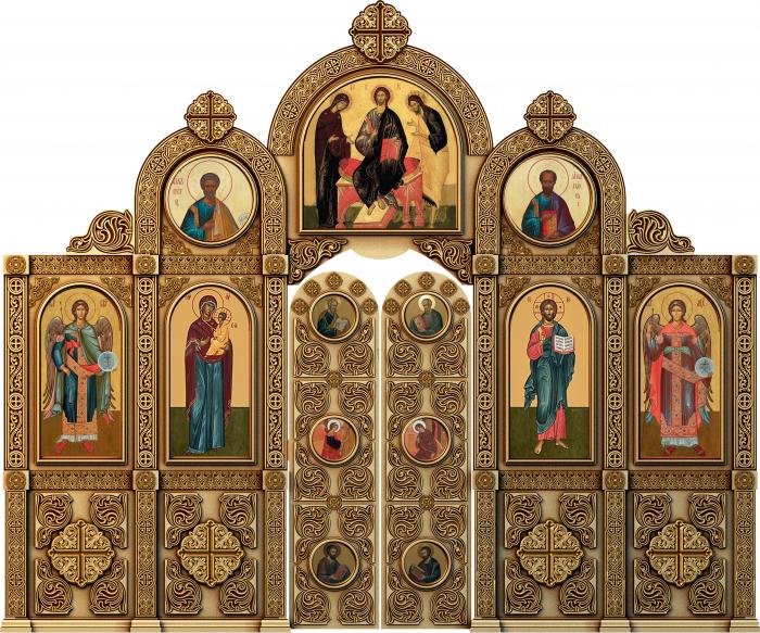 Iconostasis (IKN_0084) 3D model for CNC machine