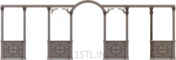 Iconostasis (IKN_0085) 3D model for CNC machine