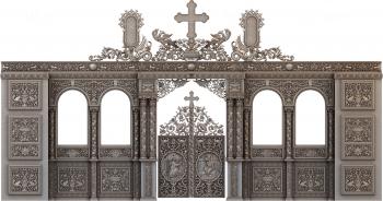 Iconostasis (IKN_0086) 3D model for CNC machine