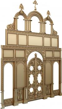 Iconostasis (IKN_0091) 3D model for CNC machine