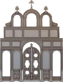 Iconostasis (IKN_0091) 3D model for CNC machine