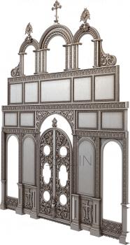 Iconostasis (IKN_0091) 3D model for CNC machine