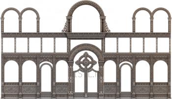 Iconostasis (IKN_0092) 3D model for CNC machine