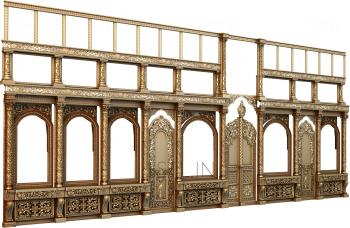 Iconostasis (IKN_0093) 3D model for CNC machine