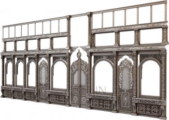 Iconostasis (IKN_0093) 3D model for CNC machine