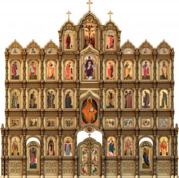 Iconostasis (IKN_0094) 3D model for CNC machine