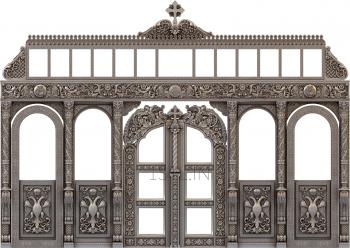 Iconostasis (IKN_0096) 3D model for CNC machine