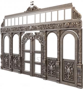 Iconostasis (IKN_0096) 3D model for CNC machine