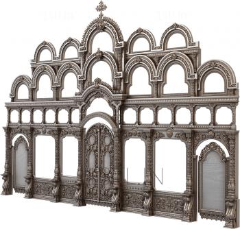 Iconostasis (IKN_0097) 3D model for CNC machine