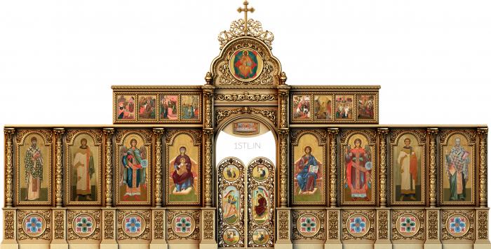 Iconostasis (IKN_0098) 3D model for CNC machine