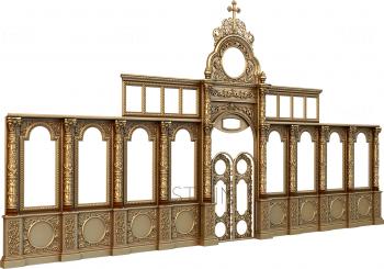 Iconostasis (IKN_0098) 3D model for CNC machine