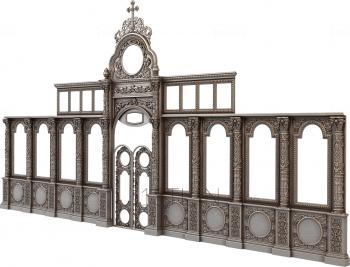 Iconostasis (IKN_0098) 3D model for CNC machine