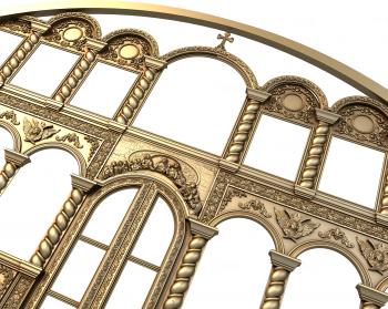 Iconostasis (IKN_0099) 3D model for CNC machine