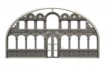 Iconostasis (IKN_0099) 3D model for CNC machine