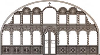 Iconostasis (IKN_0099) 3D model for CNC machine