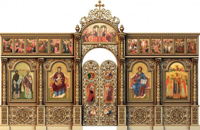 Iconostasis (IKN_0100) 3D model for CNC machine