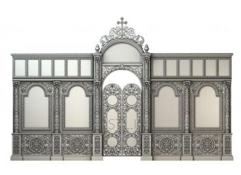 Iconostasis (IKN_0100) 3D model for CNC machine