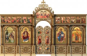 Iconostasis (IKN_0100) 3D model for CNC machine