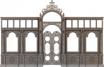 Iconostasis (IKN_0100) 3D model for CNC machine