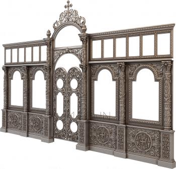 Iconostasis (IKN_0100) 3D model for CNC machine