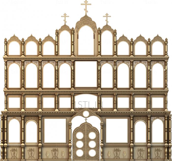 Iconostasis (IKN_0103) 3D model for CNC machine