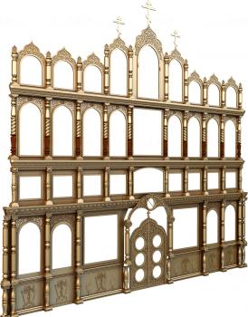 Iconostasis (IKN_0103) 3D model for CNC machine