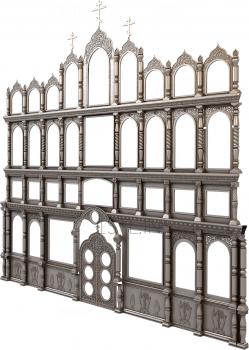 Iconostasis (IKN_0103) 3D model for CNC machine