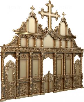 Iconostasis (IKN_0108) 3D model for CNC machine