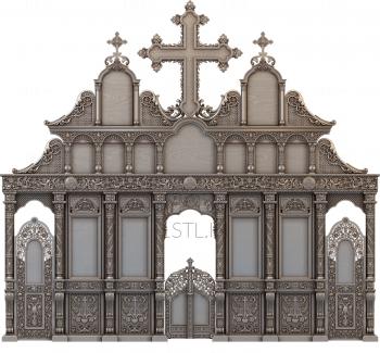 Iconostasis (IKN_0108) 3D model for CNC machine