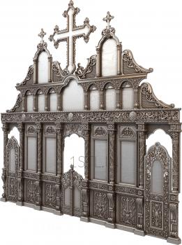 Iconostasis (IKN_0108) 3D model for CNC machine