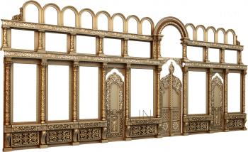 Iconostasis (IKN_0109) 3D model for CNC machine