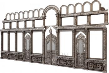 Iconostasis (IKN_0109) 3D model for CNC machine