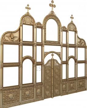 Iconostasis (IKN_0112) 3D model for CNC machine