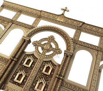 Iconostasis (IKN_0115) 3D model for CNC machine