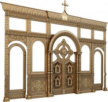 Iconostasis (IKN_0115) 3D model for CNC machine