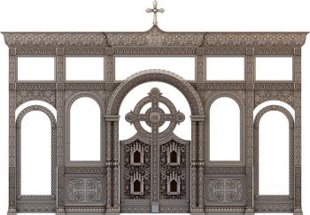 Iconostasis (IKN_0115) 3D model for CNC machine