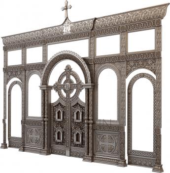 Iconostasis (IKN_0115) 3D model for CNC machine