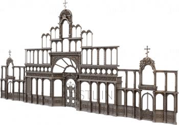 Iconostasis (IKN_0116) 3D model for CNC machine