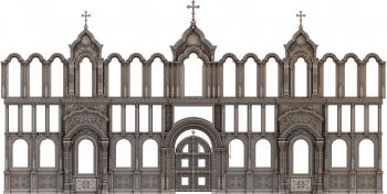 Iconostasis (IKN_0117) 3D model for CNC machine