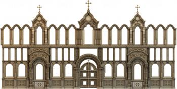 Iconostasis (IKN_0117) 3D model for CNC machine