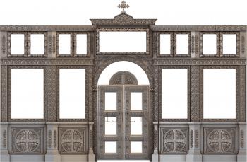 Iconostasis (IKN_0118) 3D model for CNC machine