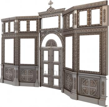 Iconostasis (IKN_0118) 3D model for CNC machine