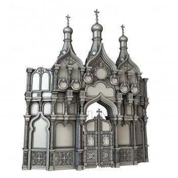 Iconostasis (IKN_0121) 3D model for CNC machine