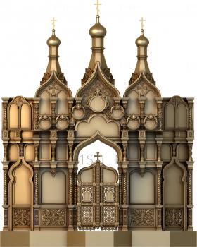 Iconostasis (IKN_0121) 3D model for CNC machine